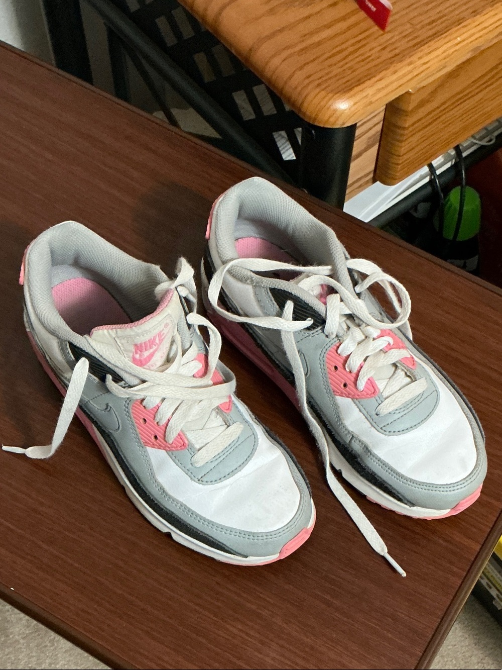 Nike Women’s White, Gray & Pink Athletic Sneakers